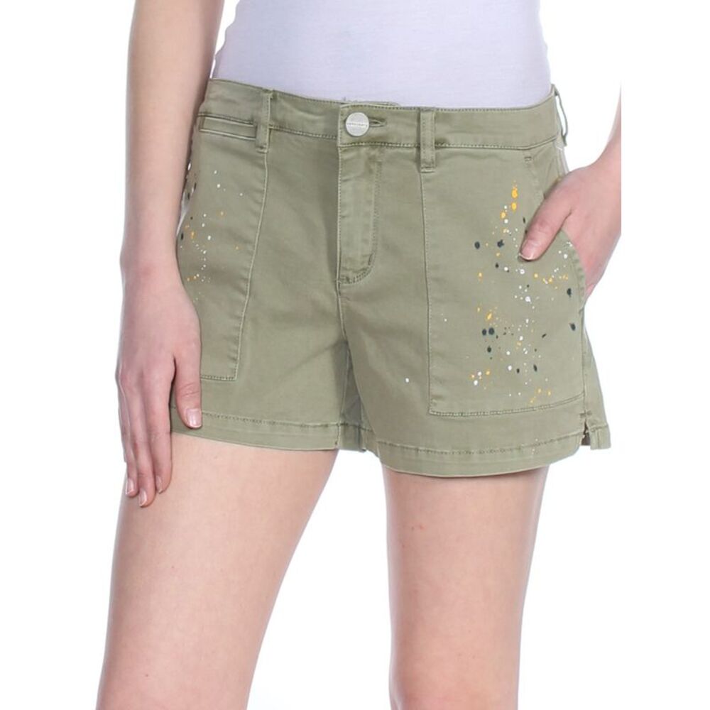 SANCTUARY Womens Green Shorts 25 - Picture 4 of 4